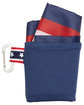 Prime Line Packable On-The-Go Picnic Mat patriotic ModelBack