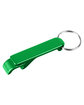 Prime Line Aluminum Bottle Opener Keychain green ModelQrt