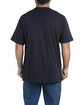Berne Men's Heavyweight Pocket T-Shirt navy ModelBack