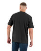 Berne Men's Tall Heavyweight Short Sleeve Pocket T-Shirt black ModelBack