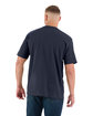 Berne Men's Tall Heavyweight Short Sleeve Pocket T-Shirt navy ModelBack