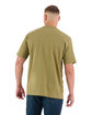 Berne Men's Tall Heavyweight Short Sleeve Pocket T-Shirt light olive ModelBack