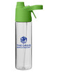 Prime Line Belle Mare 20oz Misting Water Bottle green DecoFront