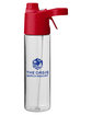 Prime Line Belle Mare 20oz Misting Water Bottle red DecoFront