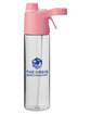 Prime Line Belle Mare 20oz Misting Water Bottle pink DecoFront