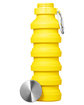 Prime Line Prisma 18oz Collapsible Water Bottle sunny yellow OFFront