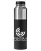 Prime Line Hampton 33oz Single Wall Stainless Steel Water Bottle black DecoFront