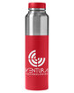 Prime Line Hampton 33oz Single Wall Stainless Steel Water Bottle cabana red DecoFront