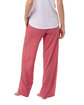 Boxercraft Ladies' Evelyn Stripe Wide Leg Pant red/ white ModelBack