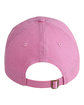 Big Accessories Youth Brushed Twill Unstructured Cap pink ModelBack