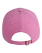 Big Accessories Youth Brushed Twill Structured Cap pink ModelBack