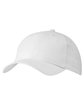 Big Accessories Youth Brushed Twill Structured Cap white ModelQrt