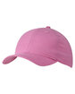 Big Accessories Youth Brushed Twill Structured Cap pink ModelQrt