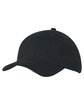 Big Accessories Youth Brushed Twill Structured Cap black ModelQrt