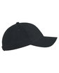 Big Accessories Youth Brushed Twill Structured Cap black ModelSide