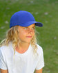 Big Accessories Youth Brushed Twill Structured Cap  Lifestyle