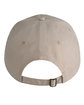 Big Accessories Brushed Twill Unstructured Cap stone ModelBack