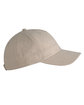 Big Accessories Brushed Twill Unstructured Cap stone ModelSide