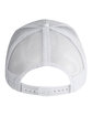 Big Accessories Youth Structured Trucker Cap white/ white ModelBack