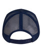 Big Accessories Youth Structured Trucker Cap navy/ navy ModelBack