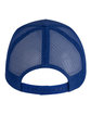 Big Accessories Youth Structured Trucker Cap royal/ royal ModelBack