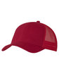 Big Accessories Youth Structured Trucker Cap red/ red ModelQrt