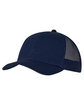 Big Accessories Youth Structured Trucker Cap navy/ navy ModelQrt