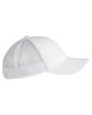 Big Accessories Youth Structured Trucker Cap white/ white ModelSide