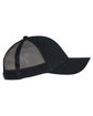 Big Accessories Youth Structured Trucker Cap black/ black ModelSide