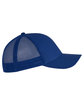 Big Accessories Youth Structured Trucker Cap royal/ royal ModelSide