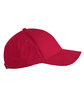 Big Accessories Structured Twill Cap red ModelSide