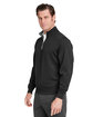 Fairway & Greene Men's Caves Quarter-Zip Tech Pullover blk/ dk sh gr ht ModelQrt