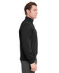 Fairway & Greene Men's Caves Quarter-Zip Tech Pullover blk/ dk sh gr ht ModelSide