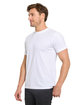 Threadfast Apparel Colors Unisex Garment Dyed T-Shirt white ModelQrt