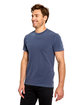 Threadfast Apparel Colors Unisex Garment Dyed T-Shirt denim ModelQrt