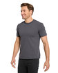 Threadfast Apparel Colors Unisex Garment Dyed T-Shirt graphite ModelQrt