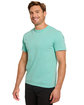 Threadfast Apparel Colors Unisex Garment Dyed T-Shirt frosted aqua ModelQrt