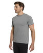 Threadfast Apparel Colors Unisex Garment Dyed T-Shirt grey ModelQrt