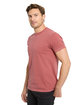 Threadfast Apparel Colors Unisex Garment Dyed T-Shirt crimson ModelQrt