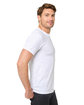 Threadfast Apparel Colors Unisex Garment Dyed T-Shirt white ModelSide