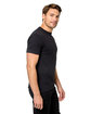 Threadfast Apparel Colors Unisex Garment Dyed T-Shirt black ModelSide