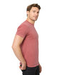 Threadfast Apparel Colors Unisex Garment Dyed T-Shirt crimson ModelSide