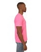 Threadfast Apparel Colors Unisex Garment Dyed T-Shirt neon pink ModelSide