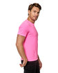 Threadfast Apparel Colors Unisex Garment Dyed T-Shirt charity pink ModelSide