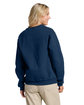 Jerzees Unisex Rugged  Sweatshirt washed navy ModelBack