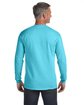 Comfort Colors Adult Heavyweight RSLong-Sleeve Pocket T-Shirt lagoon blue ModelBack