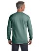 Comfort Colors Adult Heavyweight RSLong-Sleeve Pocket T-Shirt light green ModelBack