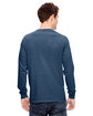 Comfort Colors Adult Heavyweight RSLong-Sleeve Pocket T-Shirt true navy ModelBack