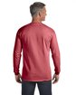 Comfort Colors Adult Heavyweight RSLong-Sleeve Pocket T-Shirt brick ModelBack