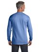 Comfort Colors Adult Heavyweight RSLong-Sleeve Pocket T-Shirt flo blue ModelBack